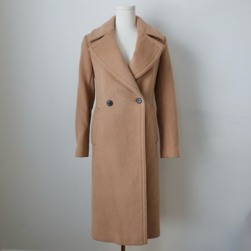 Club Monaco Daylina Coat in Tan